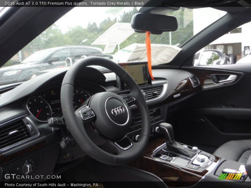 Tornado Grey Metallic / Black 2016 Audi A7 3.0 TFSI Premium Plus quattro