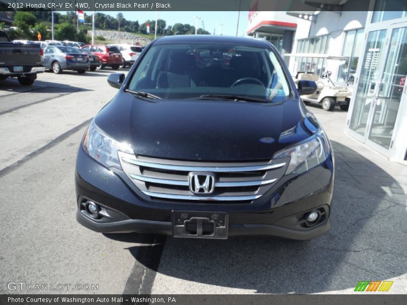 Crystal Black Pearl / Black 2012 Honda CR-V EX 4WD