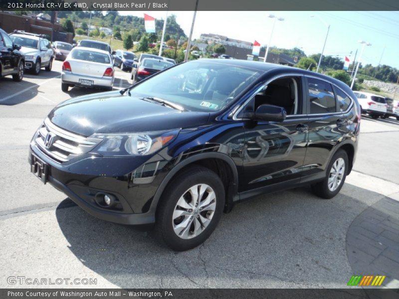 Crystal Black Pearl / Black 2012 Honda CR-V EX 4WD