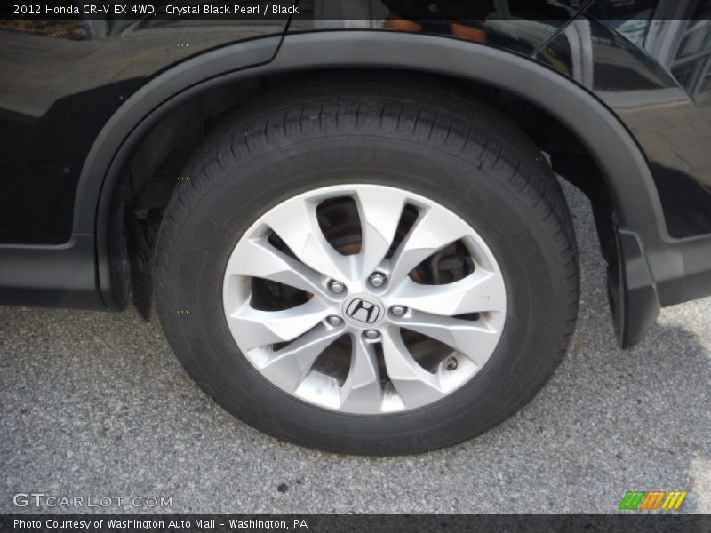Crystal Black Pearl / Black 2012 Honda CR-V EX 4WD
