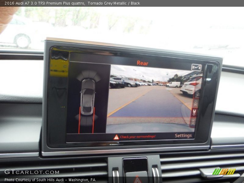 Tornado Grey Metallic / Black 2016 Audi A7 3.0 TFSI Premium Plus quattro