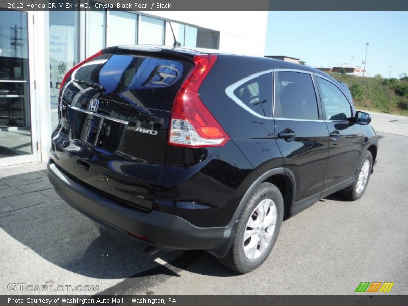 Crystal Black Pearl / Black 2012 Honda CR-V EX 4WD