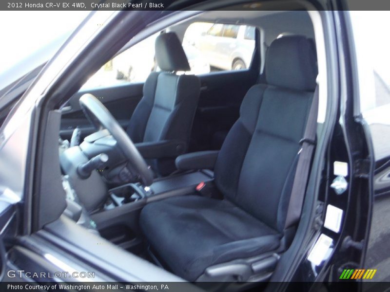 Crystal Black Pearl / Black 2012 Honda CR-V EX 4WD