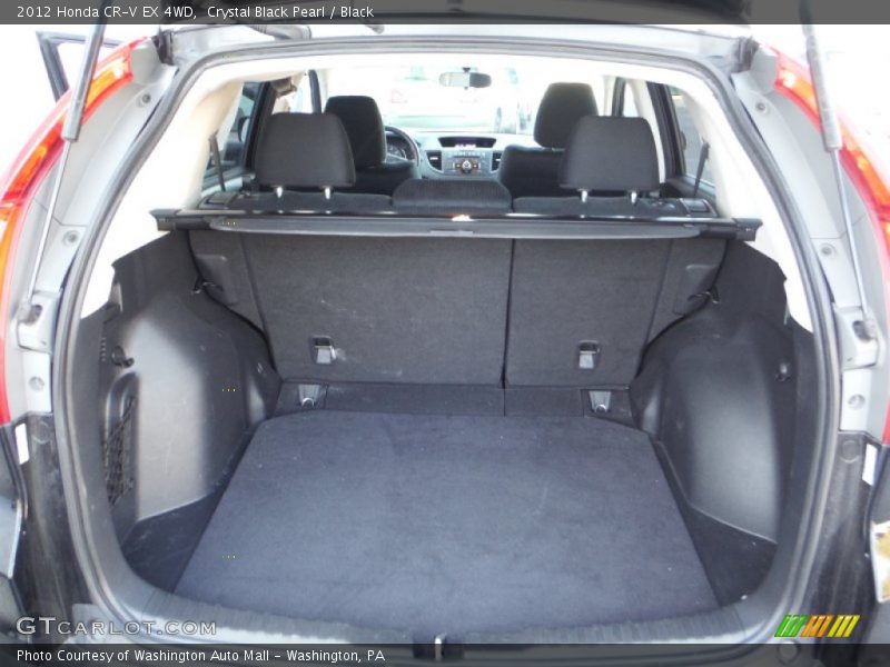Crystal Black Pearl / Black 2012 Honda CR-V EX 4WD