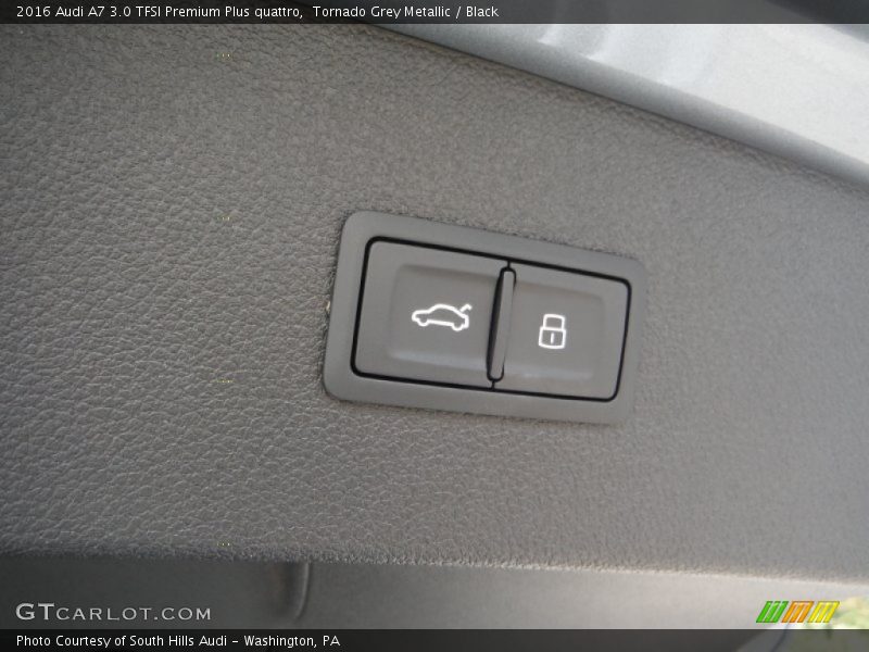 Tornado Grey Metallic / Black 2016 Audi A7 3.0 TFSI Premium Plus quattro