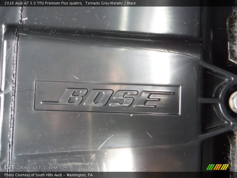 Tornado Grey Metallic / Black 2016 Audi A7 3.0 TFSI Premium Plus quattro