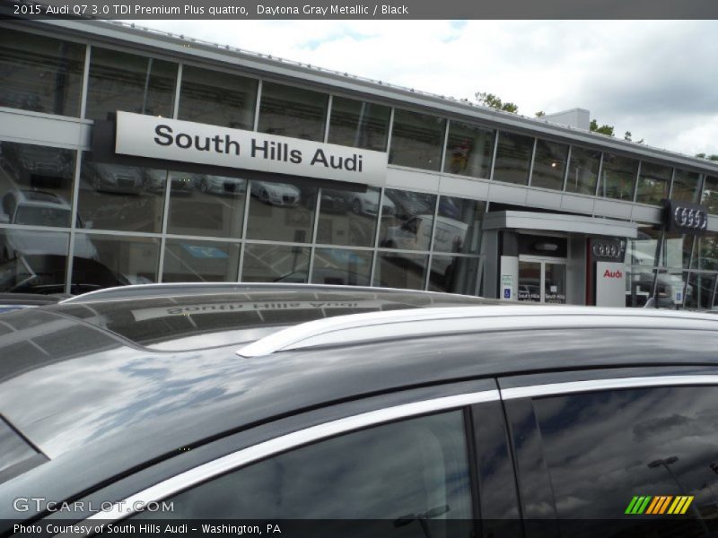 Daytona Gray Metallic / Black 2015 Audi Q7 3.0 TDI Premium Plus quattro