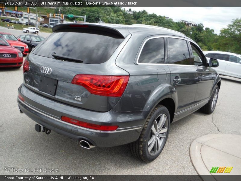Daytona Gray Metallic / Black 2015 Audi Q7 3.0 TDI Premium Plus quattro