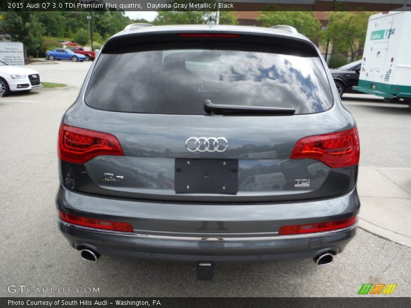 Daytona Gray Metallic / Black 2015 Audi Q7 3.0 TDI Premium Plus quattro