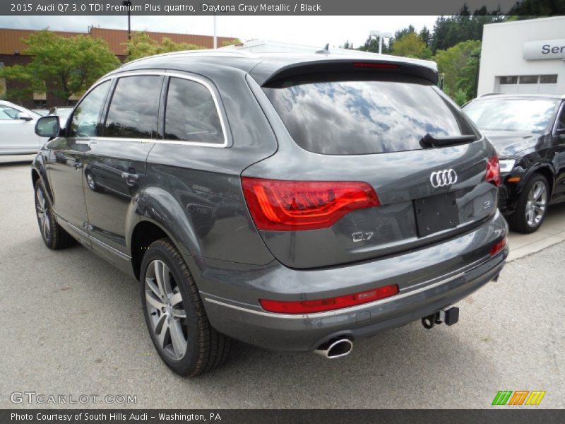 Daytona Gray Metallic / Black 2015 Audi Q7 3.0 TDI Premium Plus quattro