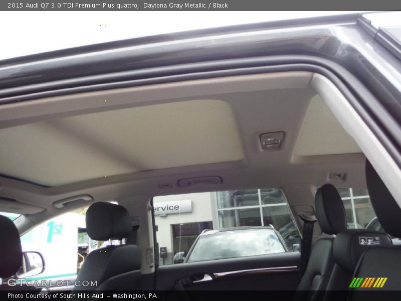 Daytona Gray Metallic / Black 2015 Audi Q7 3.0 TDI Premium Plus quattro