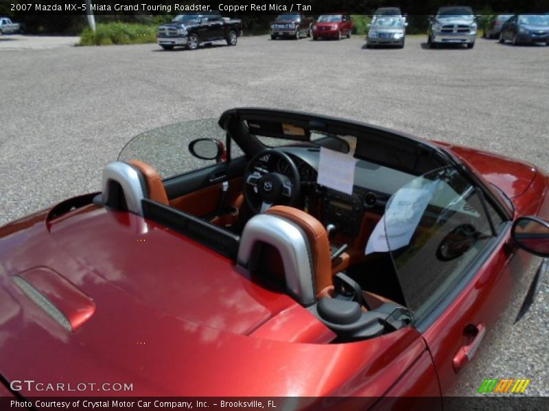 Copper Red Mica / Tan 2007 Mazda MX-5 Miata Grand Touring Roadster