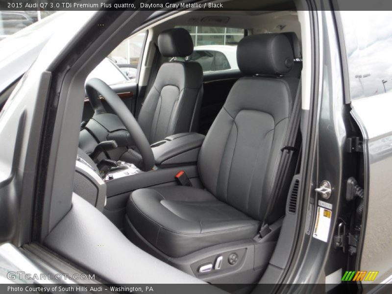 Daytona Gray Metallic / Black 2015 Audi Q7 3.0 TDI Premium Plus quattro