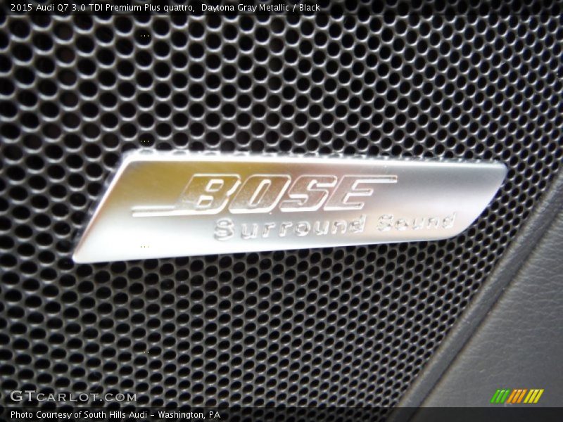 Daytona Gray Metallic / Black 2015 Audi Q7 3.0 TDI Premium Plus quattro