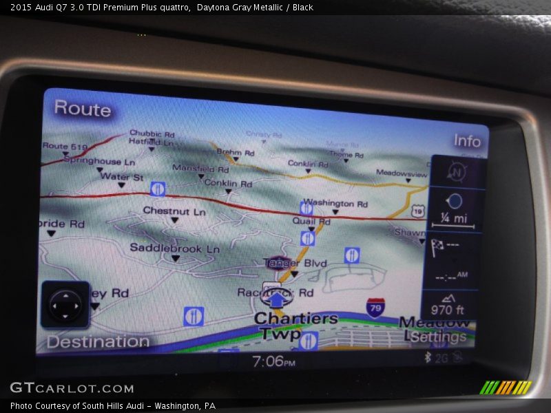 Daytona Gray Metallic / Black 2015 Audi Q7 3.0 TDI Premium Plus quattro