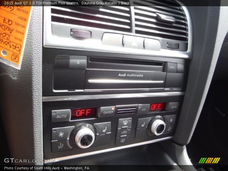 Daytona Gray Metallic / Black 2015 Audi Q7 3.0 TDI Premium Plus quattro