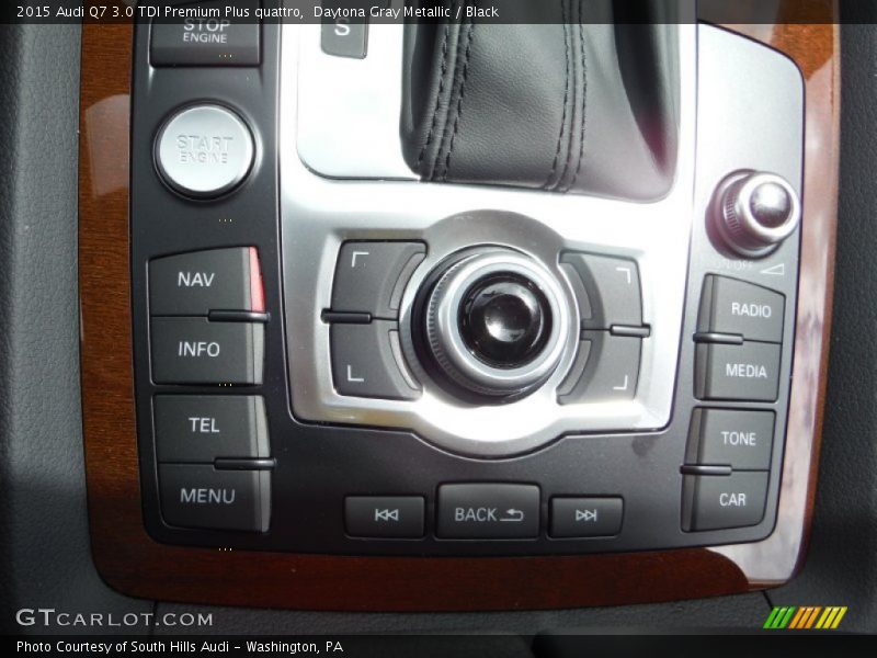 Daytona Gray Metallic / Black 2015 Audi Q7 3.0 TDI Premium Plus quattro