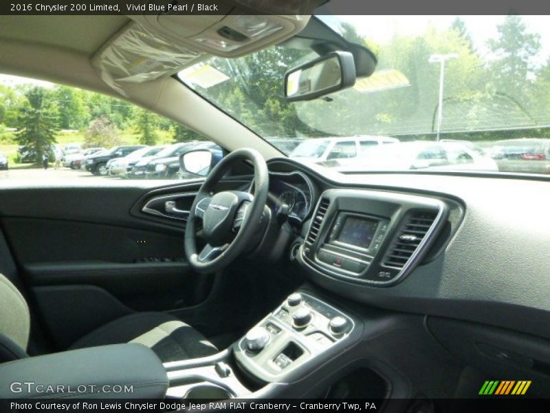 Vivid Blue Pearl / Black 2016 Chrysler 200 Limited