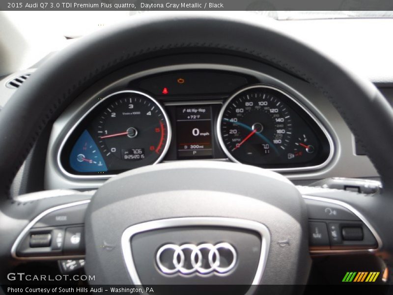 Daytona Gray Metallic / Black 2015 Audi Q7 3.0 TDI Premium Plus quattro