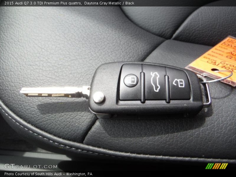 Daytona Gray Metallic / Black 2015 Audi Q7 3.0 TDI Premium Plus quattro
