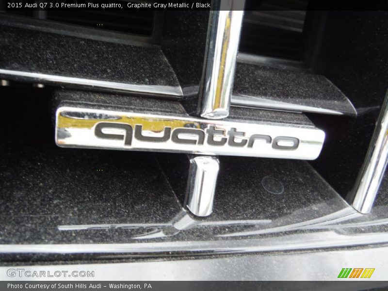 Graphite Gray Metallic / Black 2015 Audi Q7 3.0 Premium Plus quattro