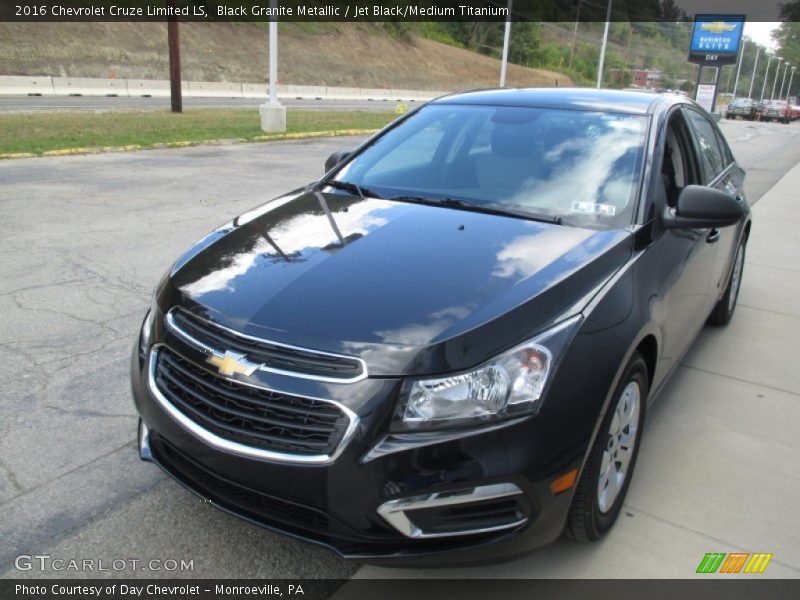 Black Granite Metallic / Jet Black/Medium Titanium 2016 Chevrolet Cruze Limited LS