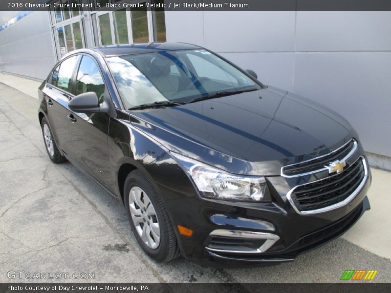 Black Granite Metallic / Jet Black/Medium Titanium 2016 Chevrolet Cruze Limited LS