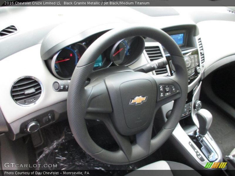 Black Granite Metallic / Jet Black/Medium Titanium 2016 Chevrolet Cruze Limited LS
