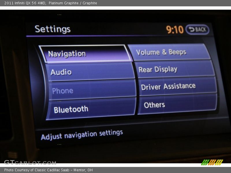 Platinum Graphite / Graphite 2011 Infiniti QX 56 4WD