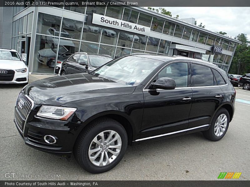 Brilliant Black / Chestnut Brown 2016 Audi Q5 2.0 TFSI Premium quattro
