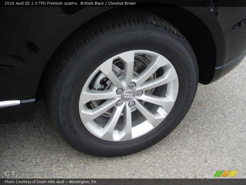Brilliant Black / Chestnut Brown 2016 Audi Q5 2.0 TFSI Premium quattro