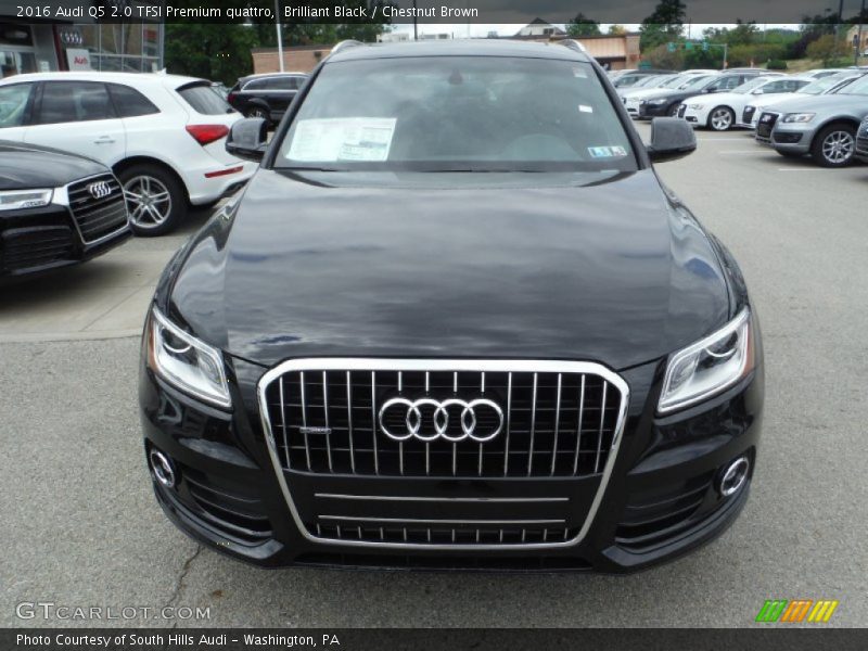 Brilliant Black / Chestnut Brown 2016 Audi Q5 2.0 TFSI Premium quattro