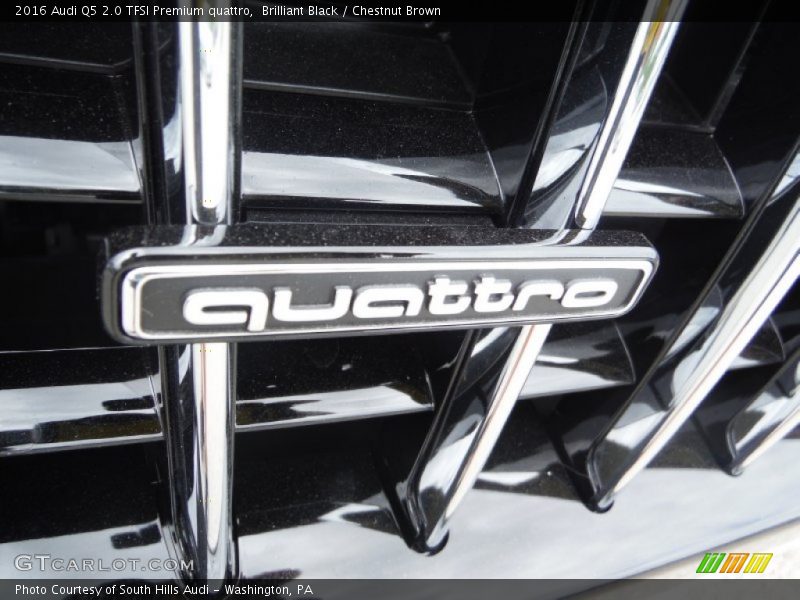 Brilliant Black / Chestnut Brown 2016 Audi Q5 2.0 TFSI Premium quattro