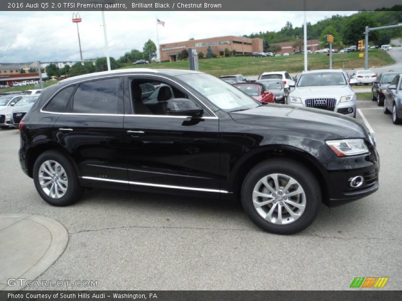 Brilliant Black / Chestnut Brown 2016 Audi Q5 2.0 TFSI Premium quattro