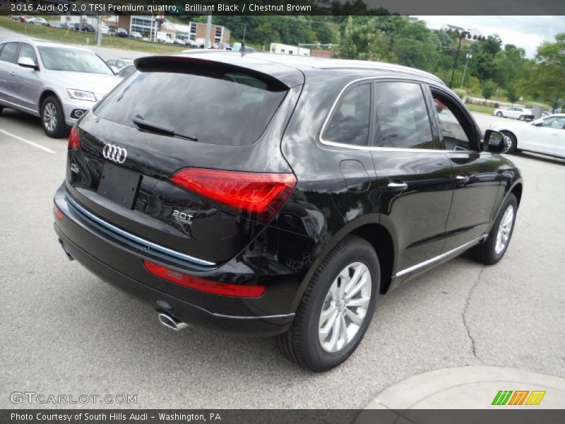 Brilliant Black / Chestnut Brown 2016 Audi Q5 2.0 TFSI Premium quattro