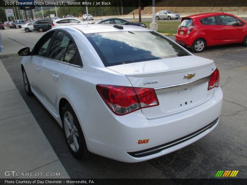 Summit White / Jet Black 2016 Chevrolet Cruze Limited LT