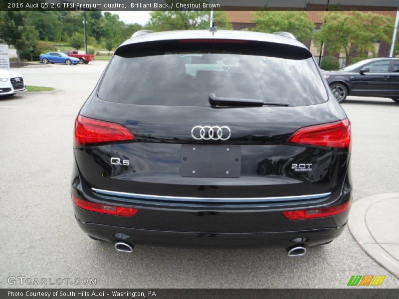 Brilliant Black / Chestnut Brown 2016 Audi Q5 2.0 TFSI Premium quattro