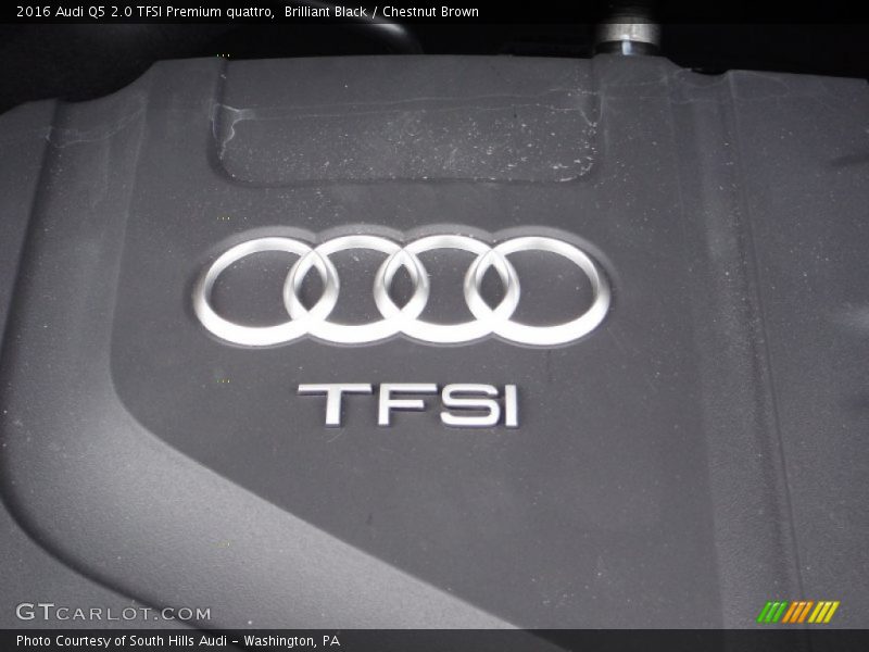 Brilliant Black / Chestnut Brown 2016 Audi Q5 2.0 TFSI Premium quattro