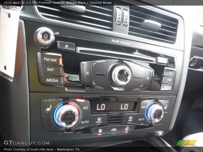 Brilliant Black / Chestnut Brown 2016 Audi Q5 2.0 TFSI Premium quattro