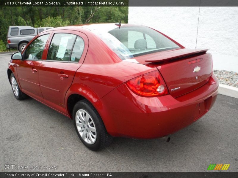 Crystal Red Tintcoat Metallic / Gray 2010 Chevrolet Cobalt LS Sedan