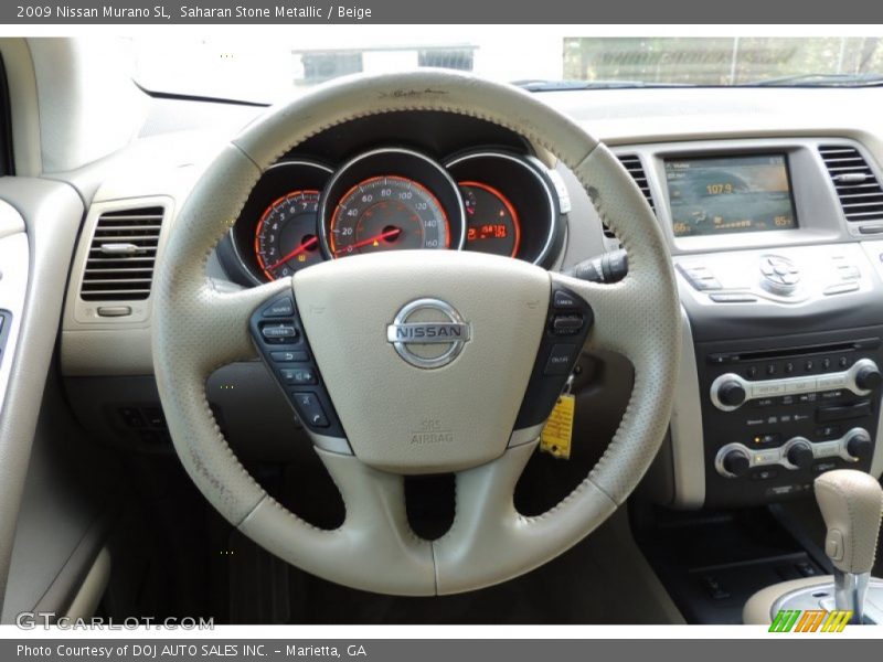 Saharan Stone Metallic / Beige 2009 Nissan Murano SL