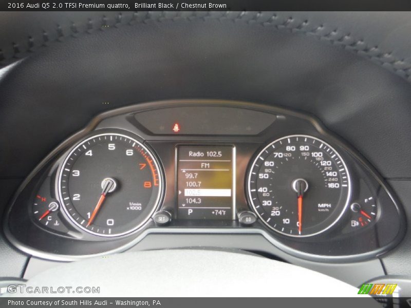  2016 Q5 2.0 TFSI Premium quattro 2.0 TFSI Premium quattro Gauges