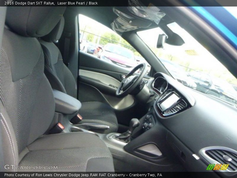 Laser Blue Pearl / Black 2016 Dodge Dart SXT Rallye
