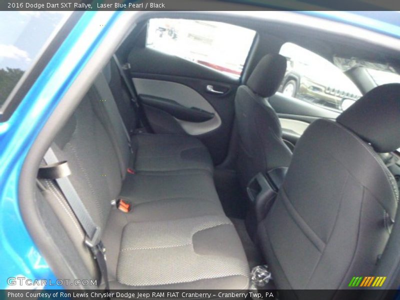 Laser Blue Pearl / Black 2016 Dodge Dart SXT Rallye