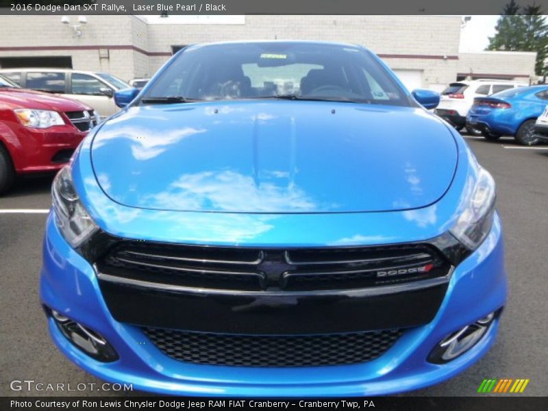 Laser Blue Pearl / Black 2016 Dodge Dart SXT Rallye