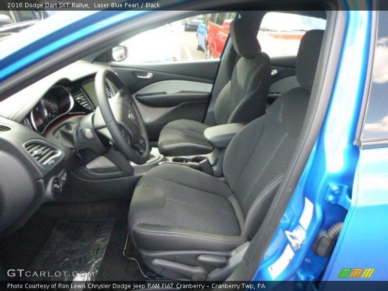 Laser Blue Pearl / Black 2016 Dodge Dart SXT Rallye