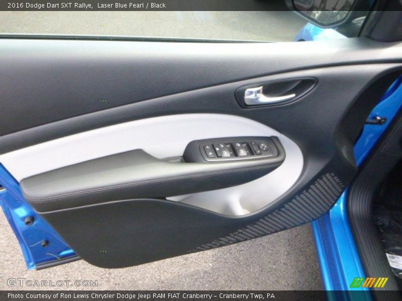Laser Blue Pearl / Black 2016 Dodge Dart SXT Rallye