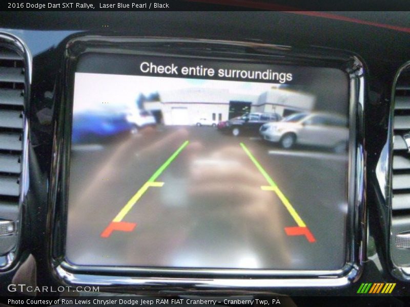 Laser Blue Pearl / Black 2016 Dodge Dart SXT Rallye