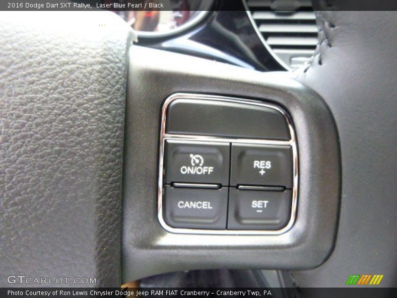 Laser Blue Pearl / Black 2016 Dodge Dart SXT Rallye