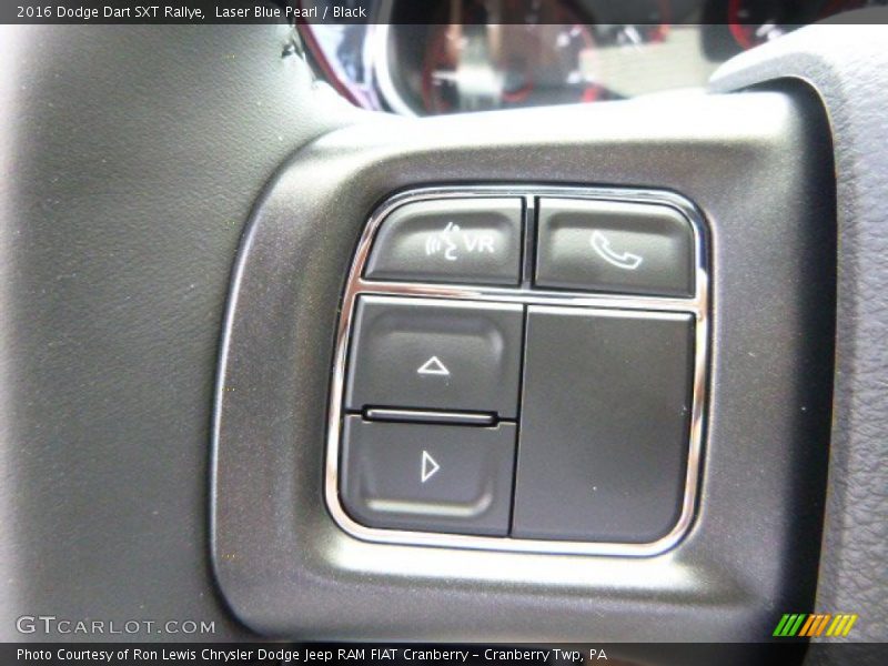 Laser Blue Pearl / Black 2016 Dodge Dart SXT Rallye